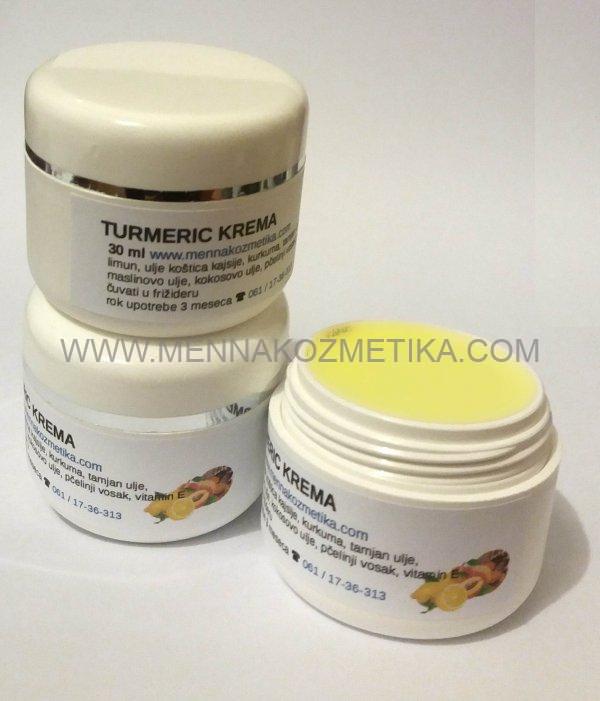 TURMERIC KREMA 30ml - totalna nega, savršen, ujednačen ten i podmlađeno lice bez bora