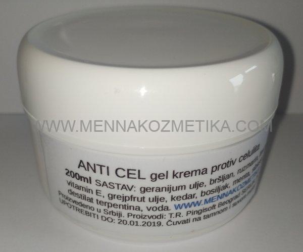 ANTI CEL 200ml (VEĆE PAKOVANJE) noćna gel-krema protiv celulita