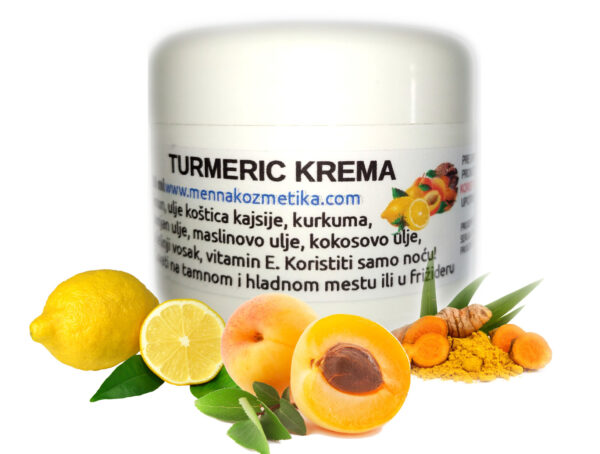 TURMERIC KREMA - totalna nega, savršen, ujednačen ten i podmlađeno lice bez bora 50ml